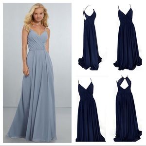 Morilee 21556 Draped Flowing Bridesmaid Dress sz 8